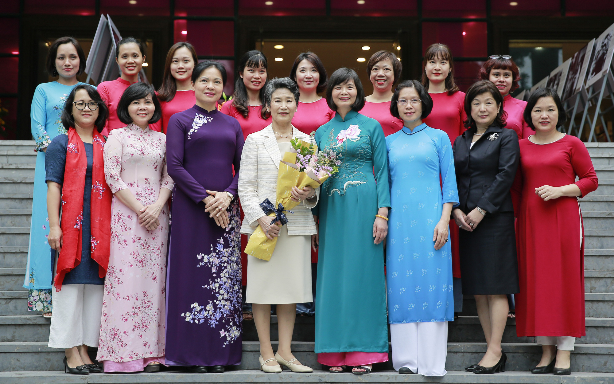 Phu nhân Thủ tướng Nhật Bản tham quan bảo tàng Phụ nữ Việt Nam