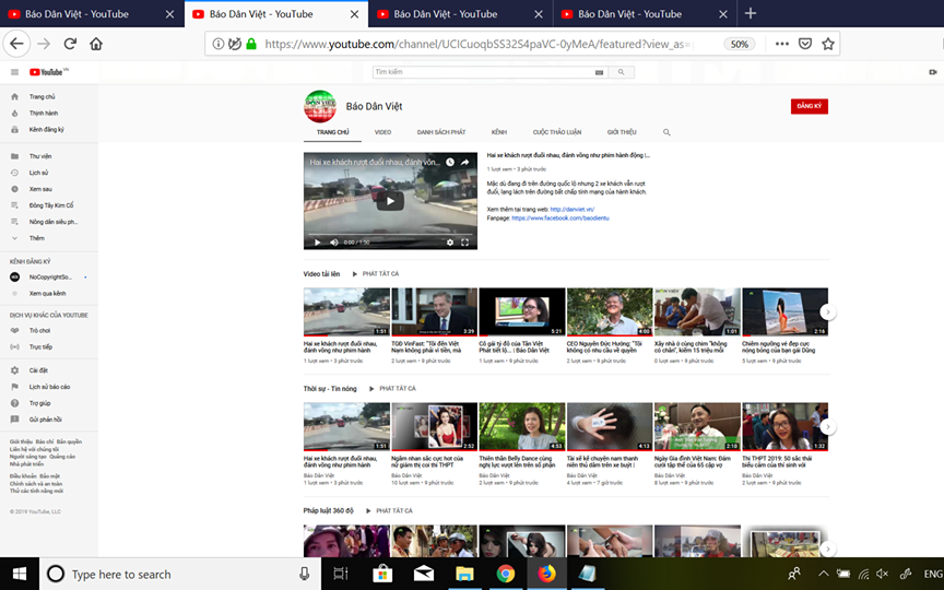 Kênh Youtube Báo Dân Việt: Lực hút từ câu chuyện 	định dạng ngành truyền thông