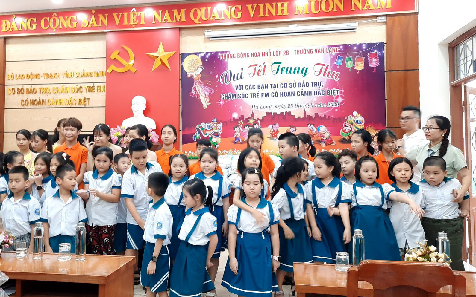 Trung thu ấm lòng nhân ái ở Trung tâm bảo trợ trẻ em Quảng Ninh
