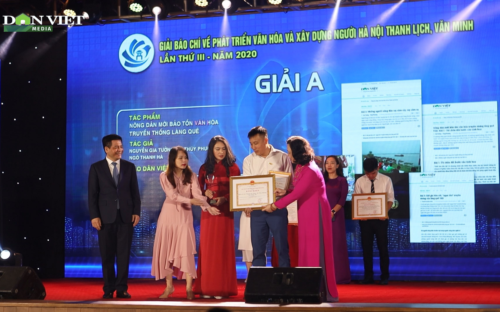 Báo NTNN/điện tử Dân Việt "thu hoạch" nhiều giải thưởng báo chí lớn