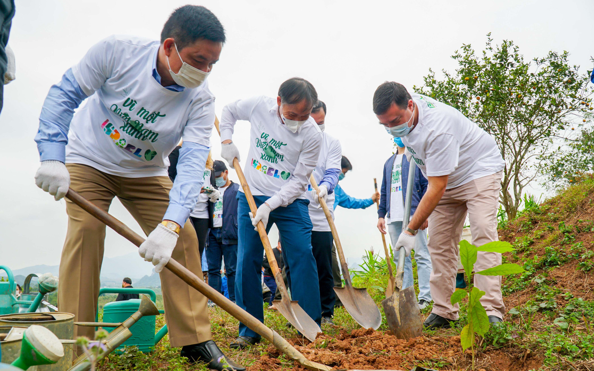 Đại sứ Israel tặng hơn 22.000 cây xanh phủ trống đồi trọc một xã tại Hoà Bình