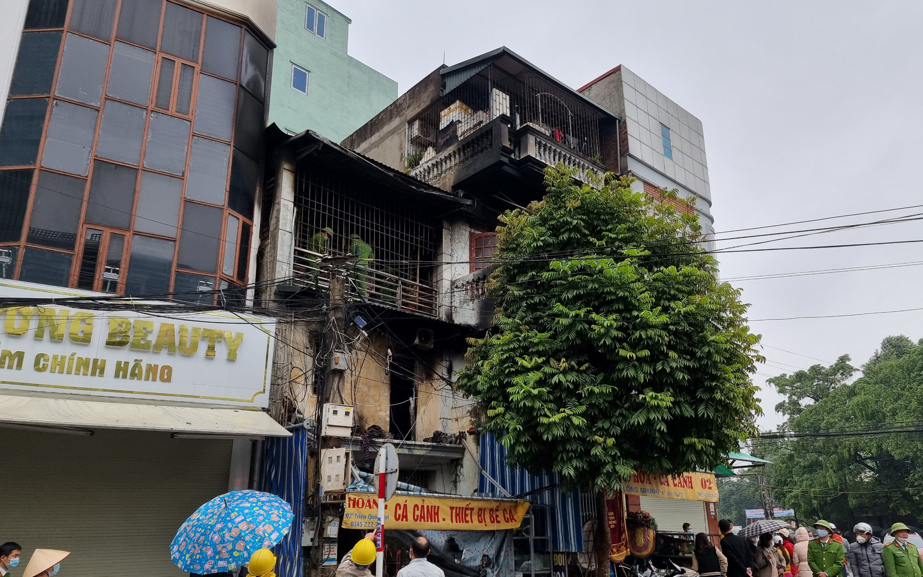 Hiện trường vụ cháy kinh hoàng khiến cả gia đình tử vong ở Thanh Hoá