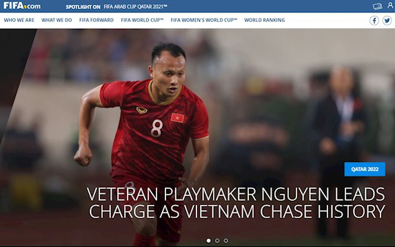 Tại sao trang chủ của FIFA ca ngợi Trọng Hoàng trước trận Việt Nam gặp Malaysia?