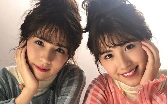 Cặp chị em sinh đôi Nhật Bản gây sốt nhờ vẻ ngoài xinh đẹp như thiên thần