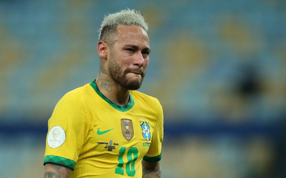 Neymar bật khóc, Messi chạy tới ôm chầm động viên sau khi Brazil thất thủ trước Argentina tại chung kết Copa America 2021