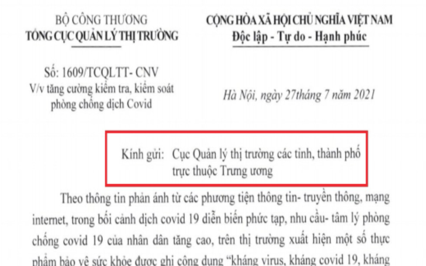 Quản lý Thị trường vào cuộc, viên nang Kovir bất ngờ không còn xuất hiện trên Website của Sao Thái Dương