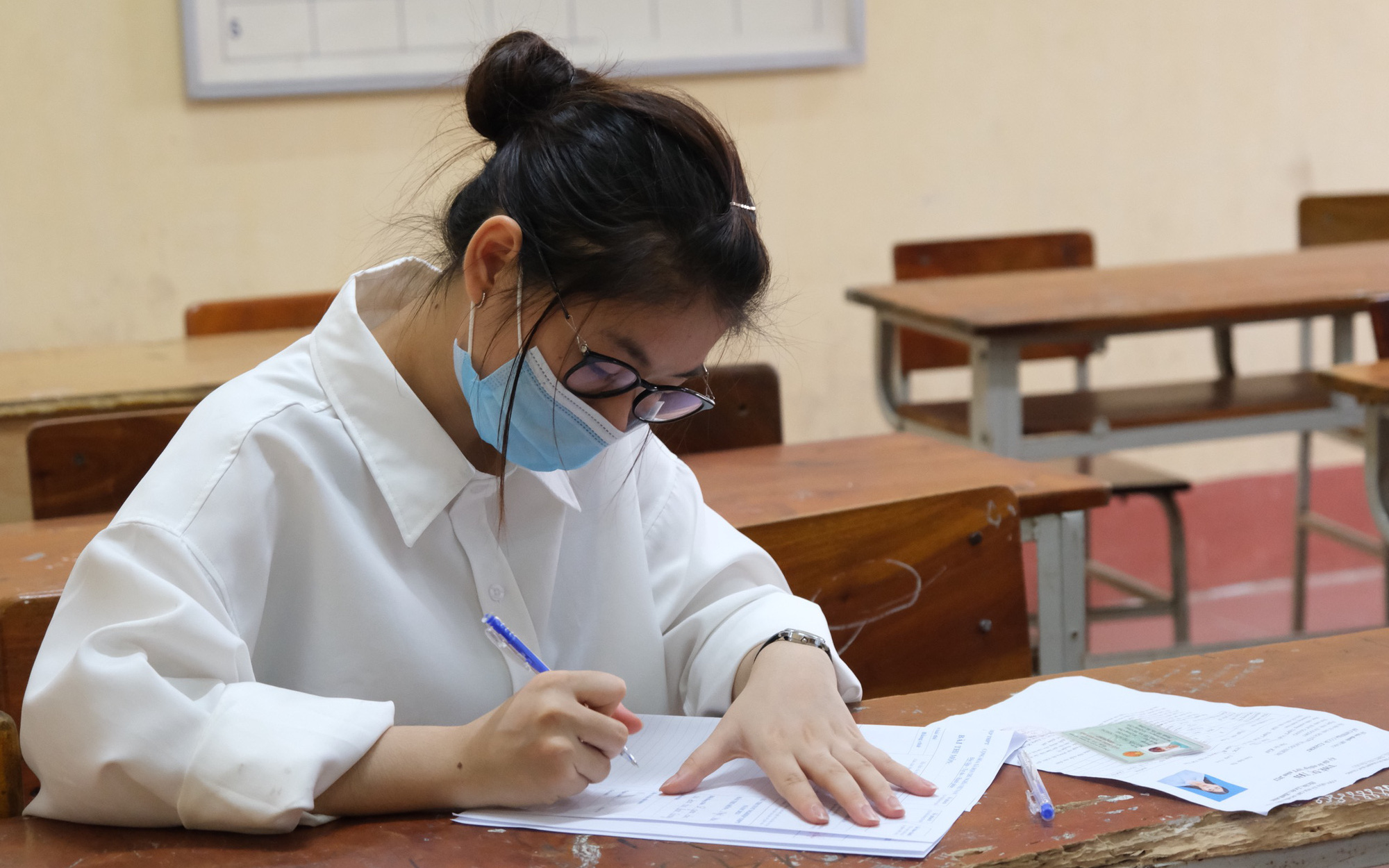 Bắc Giang: Thí sinh thi tốt nghiệp THPT có nguy cơ cao được ngồi phòng riêng biệt