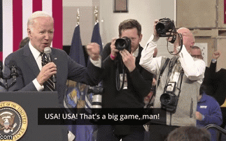 Video: Tổng thống Mỹ Joe Biden phấn khích trước chiến thắng 1-0 của Mỹ trước Iran