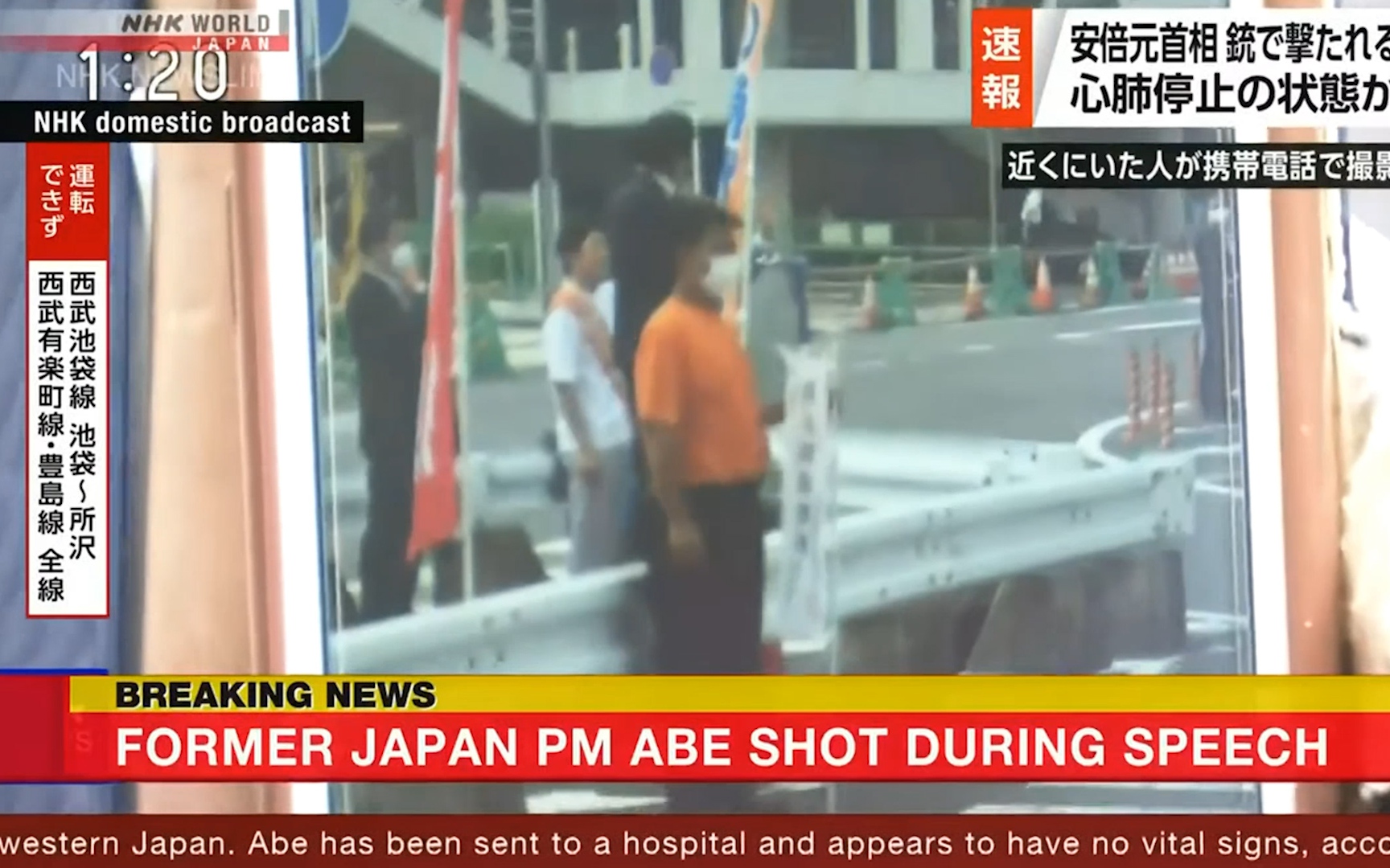 Cựu Thủ tướng Shinzo Abe bị ám sát ngay trên sóng truyền hình trực tiếp