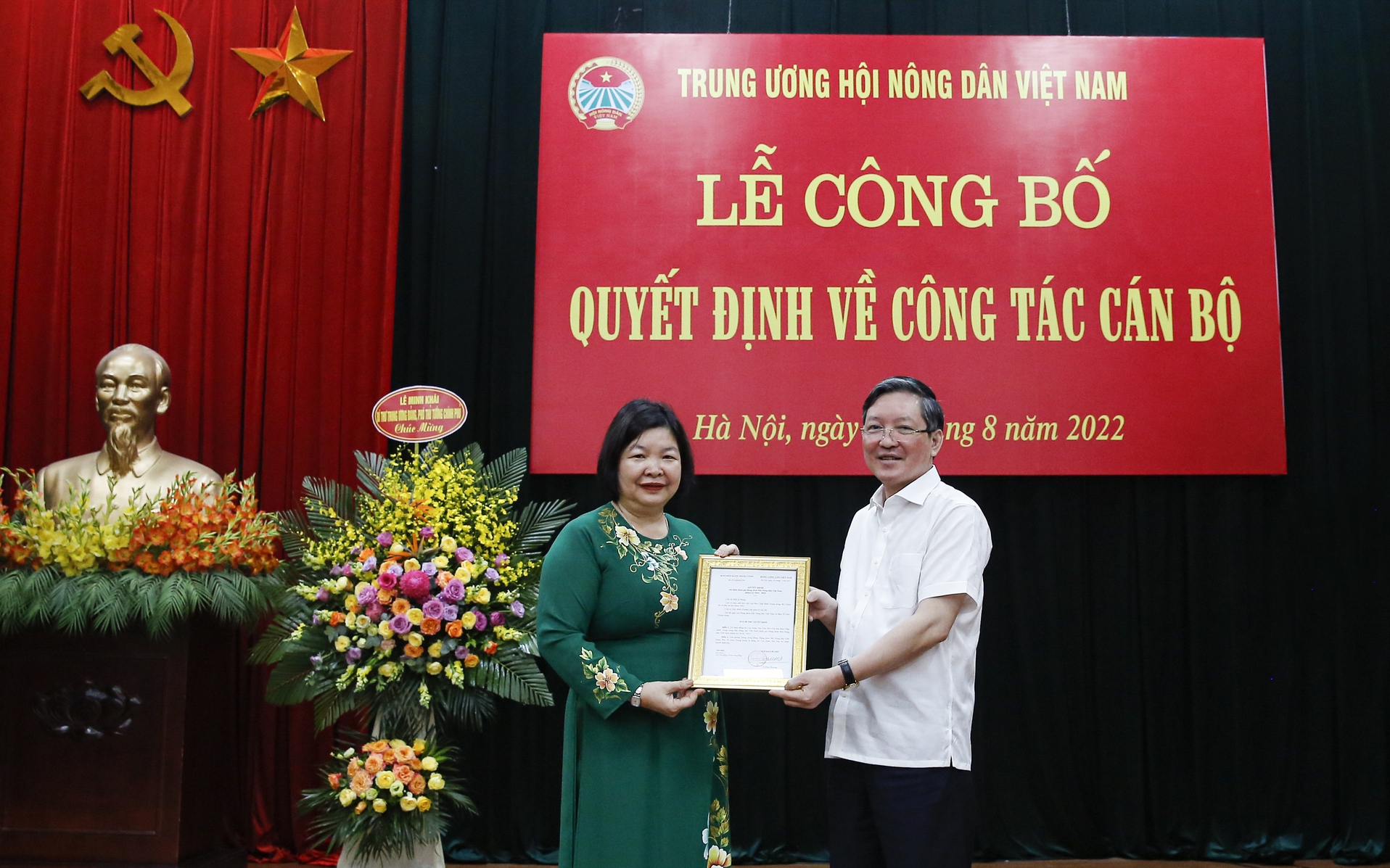 Chính thức phân công bà Cao Xuân Thu Vân tham gia Đảng đoàn Hội Nông dân Việt Nam