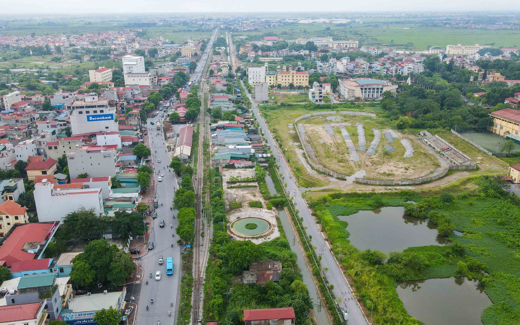 Toàn cảnh vị trí mới của ga Hà Nội ở Thường Tín và Ngọc Hồi sau khi dịch chuyển