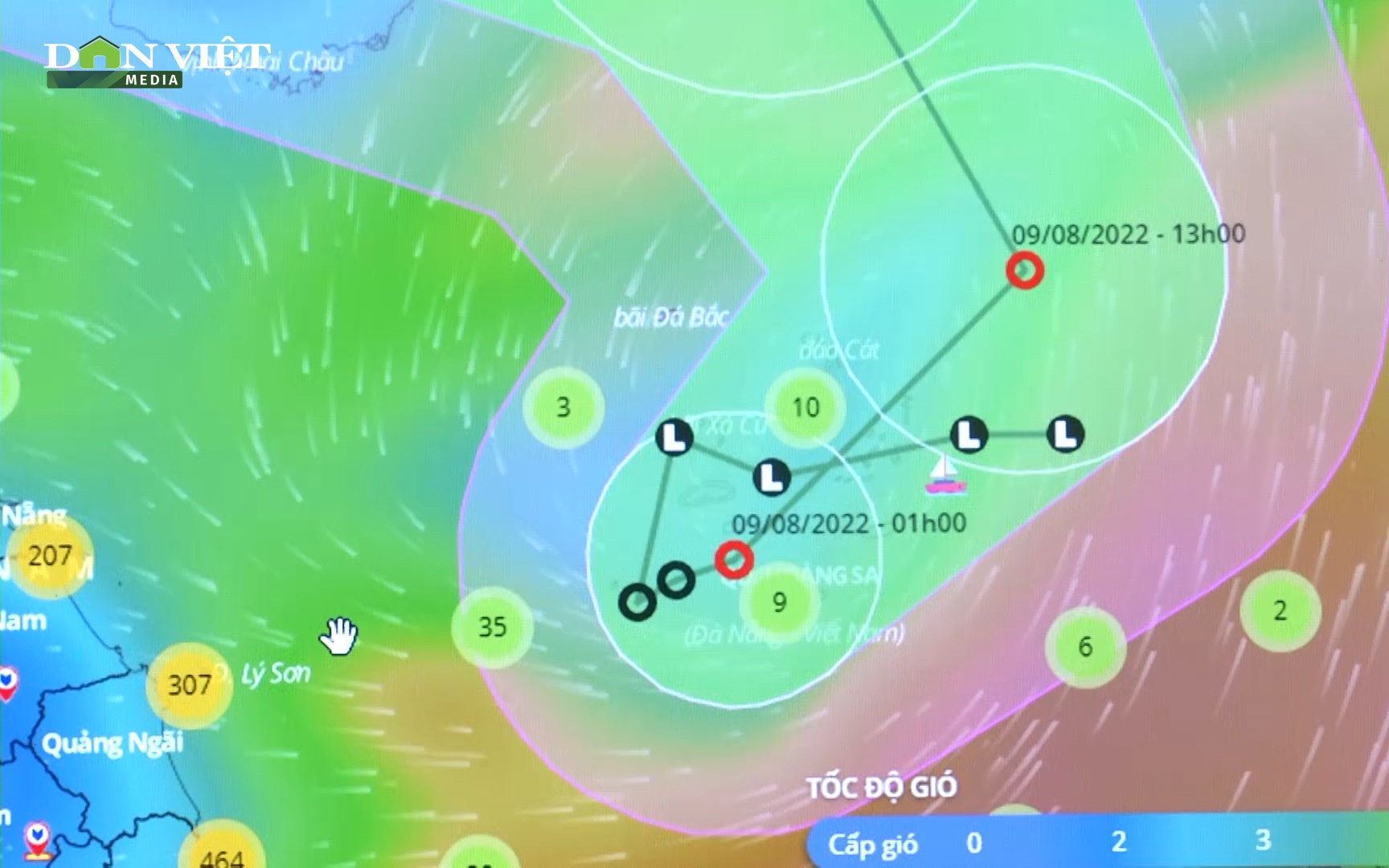 Áp thấp nhiệt đới đang hướng vào Bắc Bộ với sức gió giật cấp 8