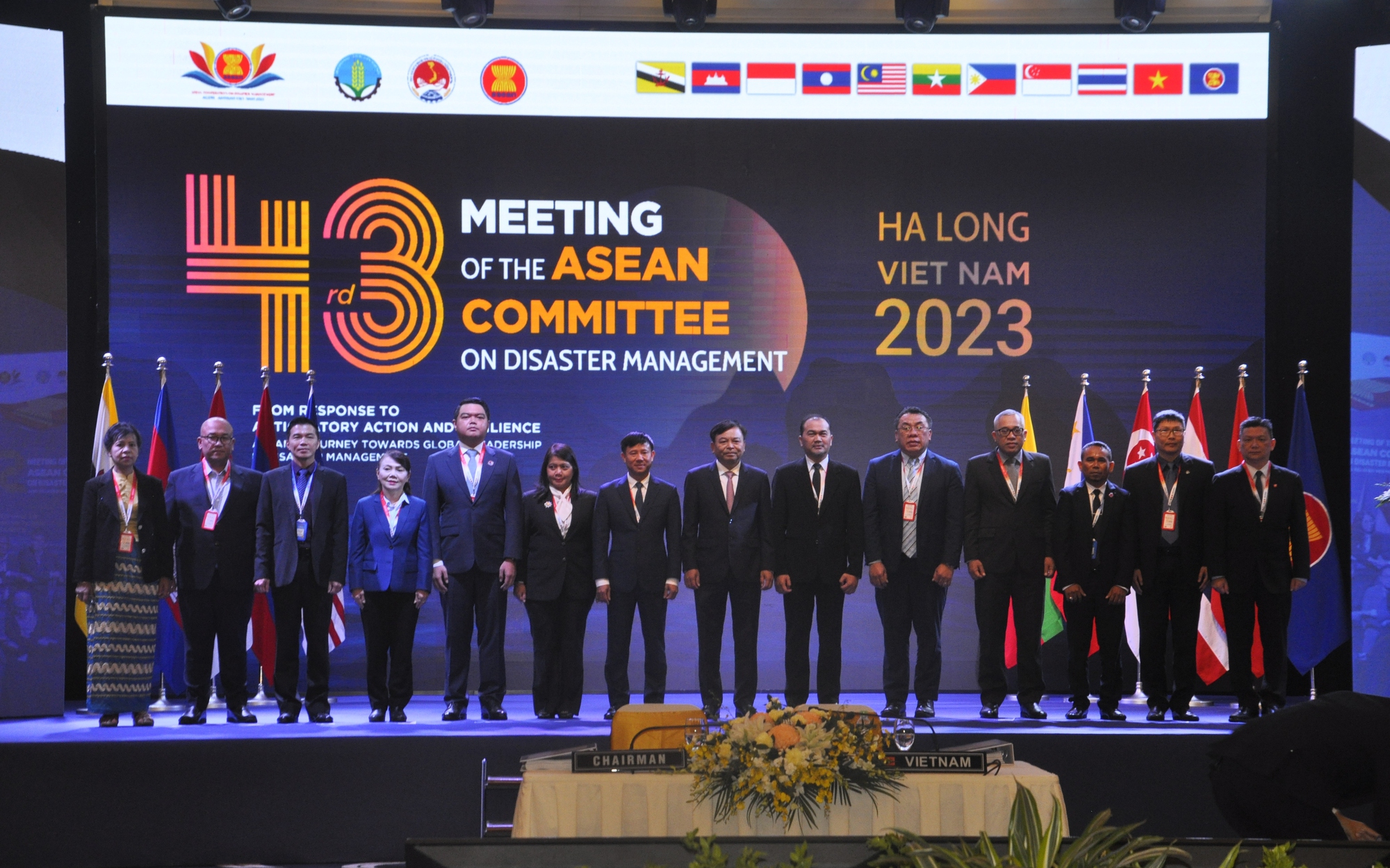 Khai mạc Hội nghị thường niên lần thứ 43 của Ủy ban ASEAN về quản lý thiên tai