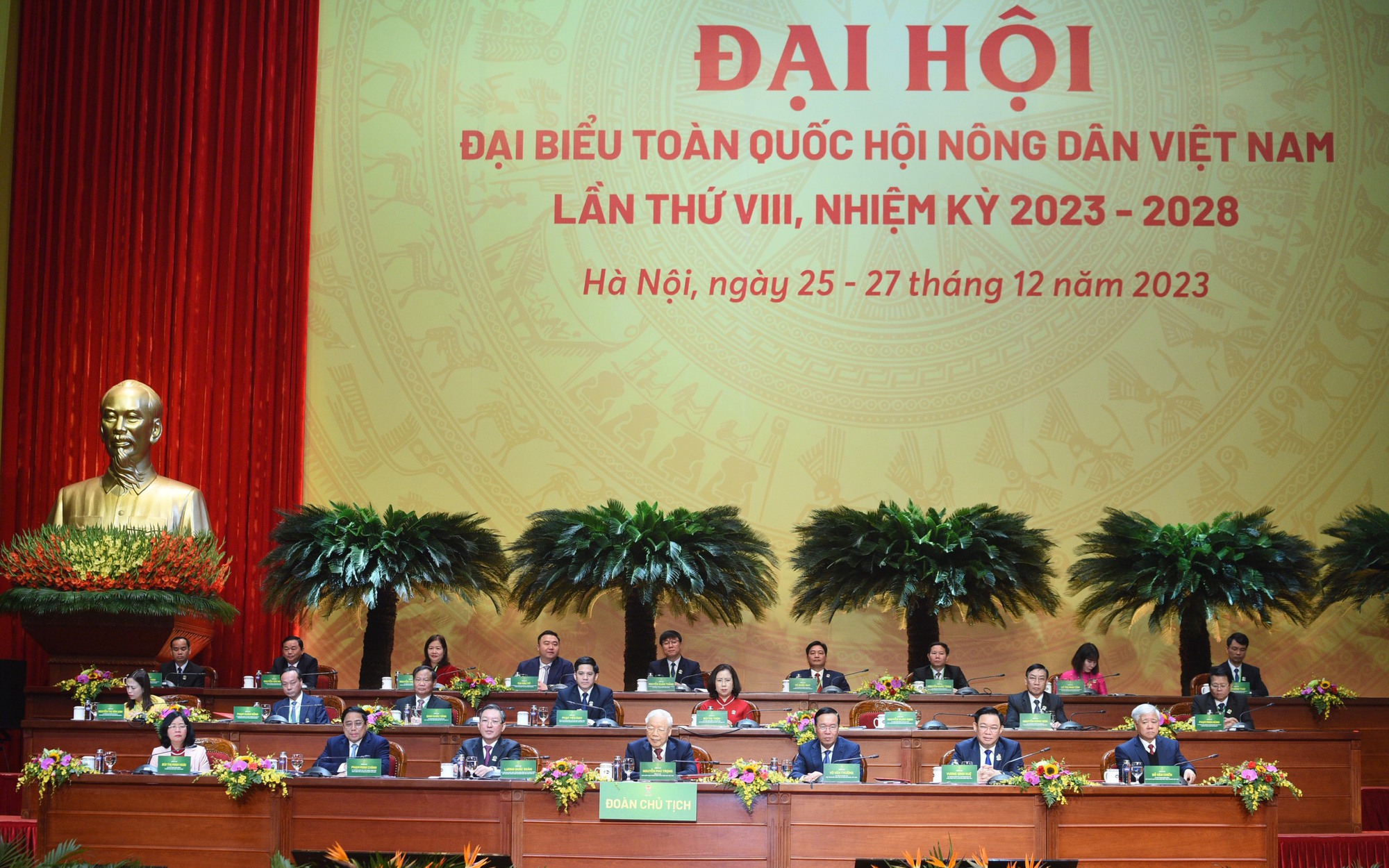 [TRỰC TIẾP] Khai mạc Đại hội đại biểu toàn quốc Hội nông dân Việt Nam lần thứ VIII, nhiệm kỳ 2023 - 2028