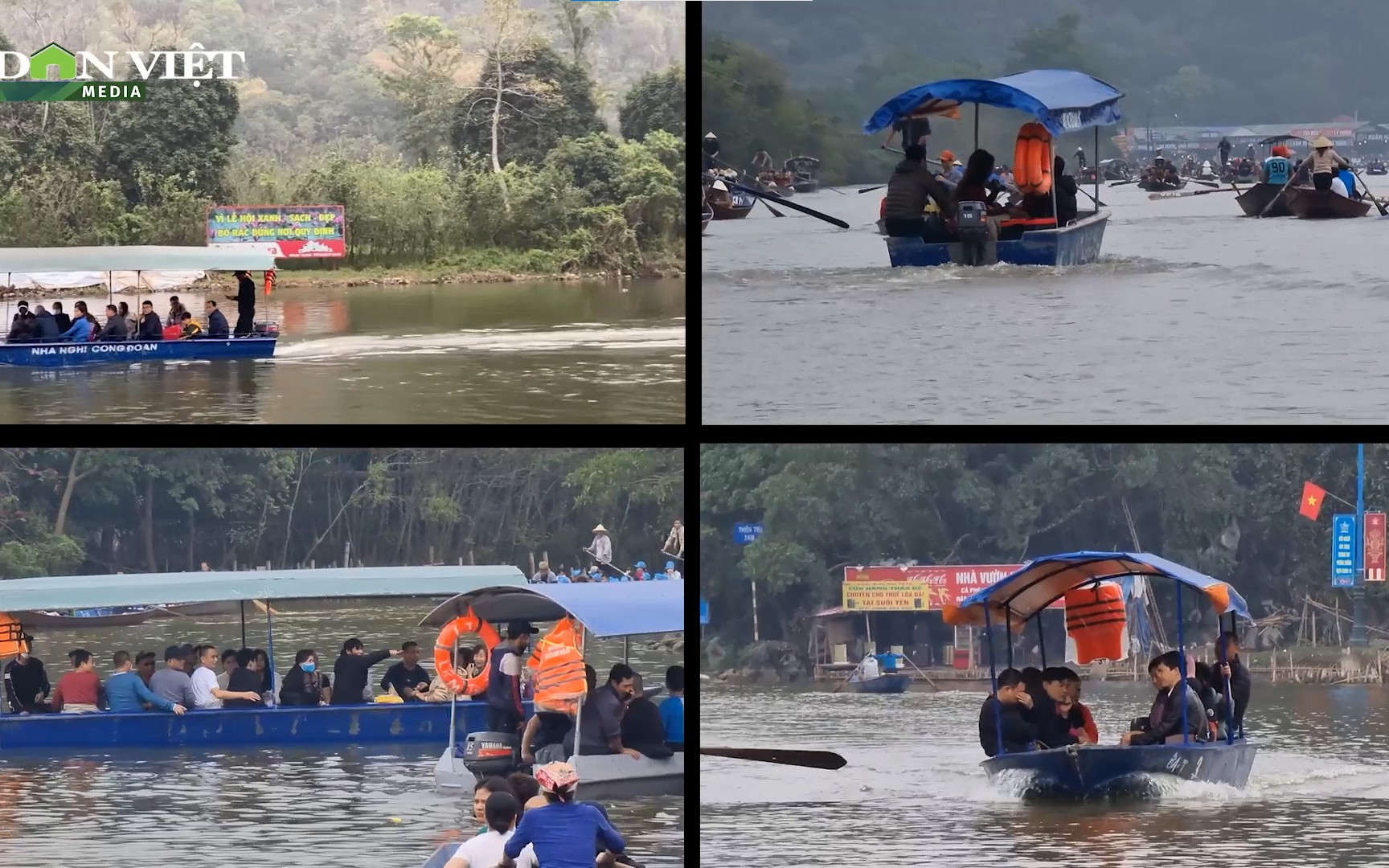 Cò thuyền, đò “giăng bẫy” moi tiền du khách vẫn lộng hành tại Chùa Hương