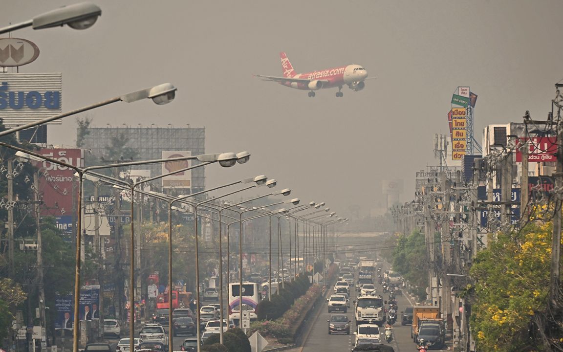 Clip: Ô nhiễm không khí nặng, hơn 2 triệu người Thái Lan phải điều trị khó thở