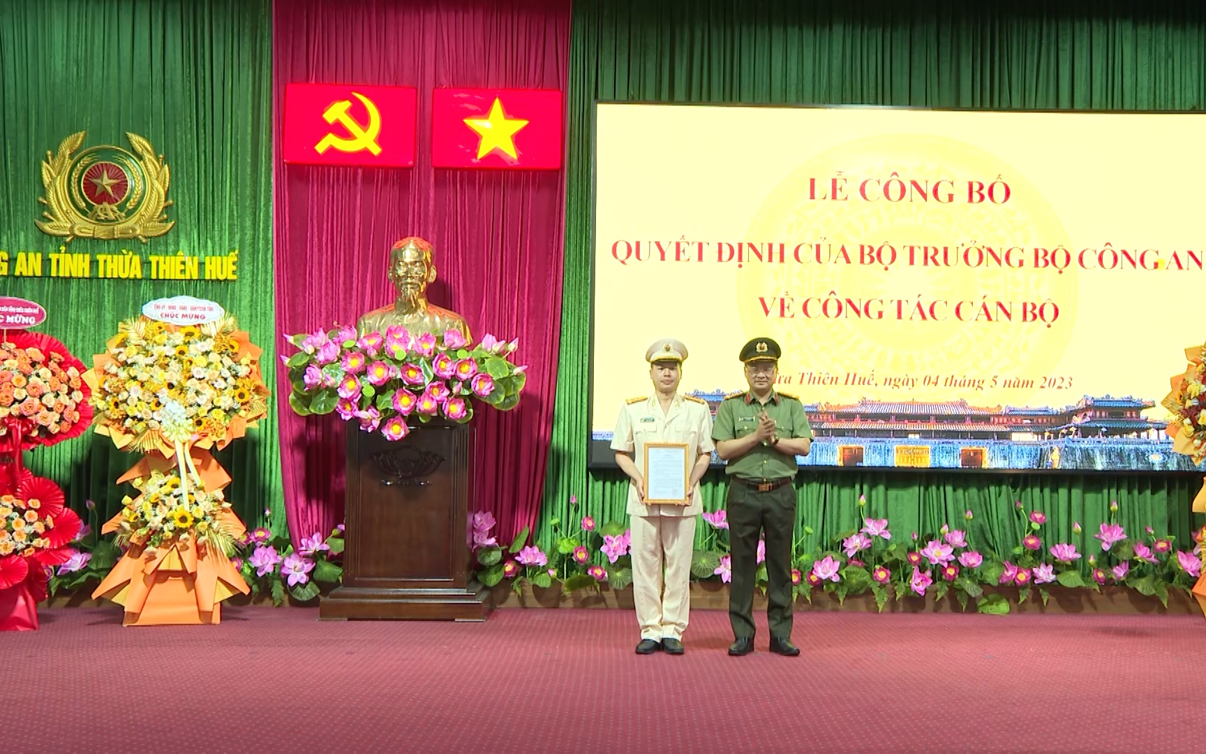 Video: Bộ Công an điều động Đại tá Nguyễn Hữu Thiên giữ chức Phó Giám đốc Công an Thừa Thiên - Huế