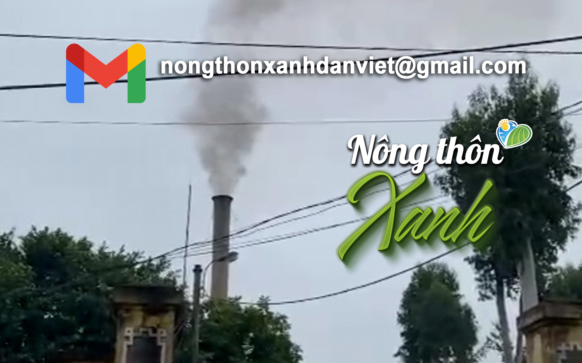 HỘP THƯ NÔNG THÔN XANH: Cột ống khói Đài hóa thân hoàn vũ "thở phì phò" ngay sát khu dân cư