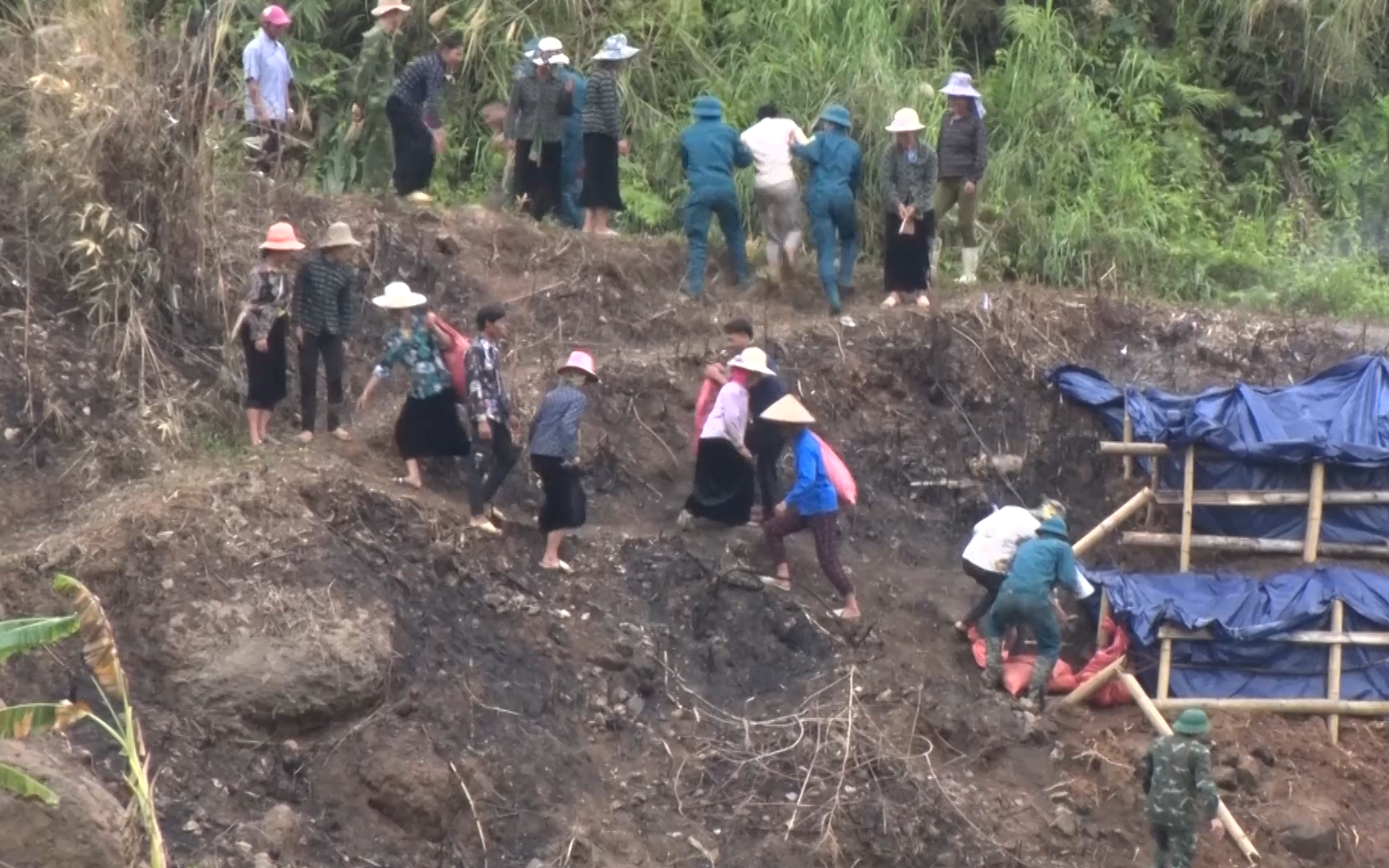 Nông dân huyện Sìn Hồ ở Lai Châu phòng chống, giảm thiểu thiệt hại do thiên tai