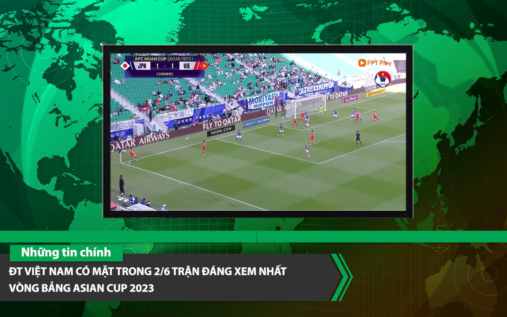 Bản tin Dân Việt Nóng 28/1: ĐT Việt Nam có mặt trong 2/6 trận đấu hay nhất vòng bảng Asian Cup 2023