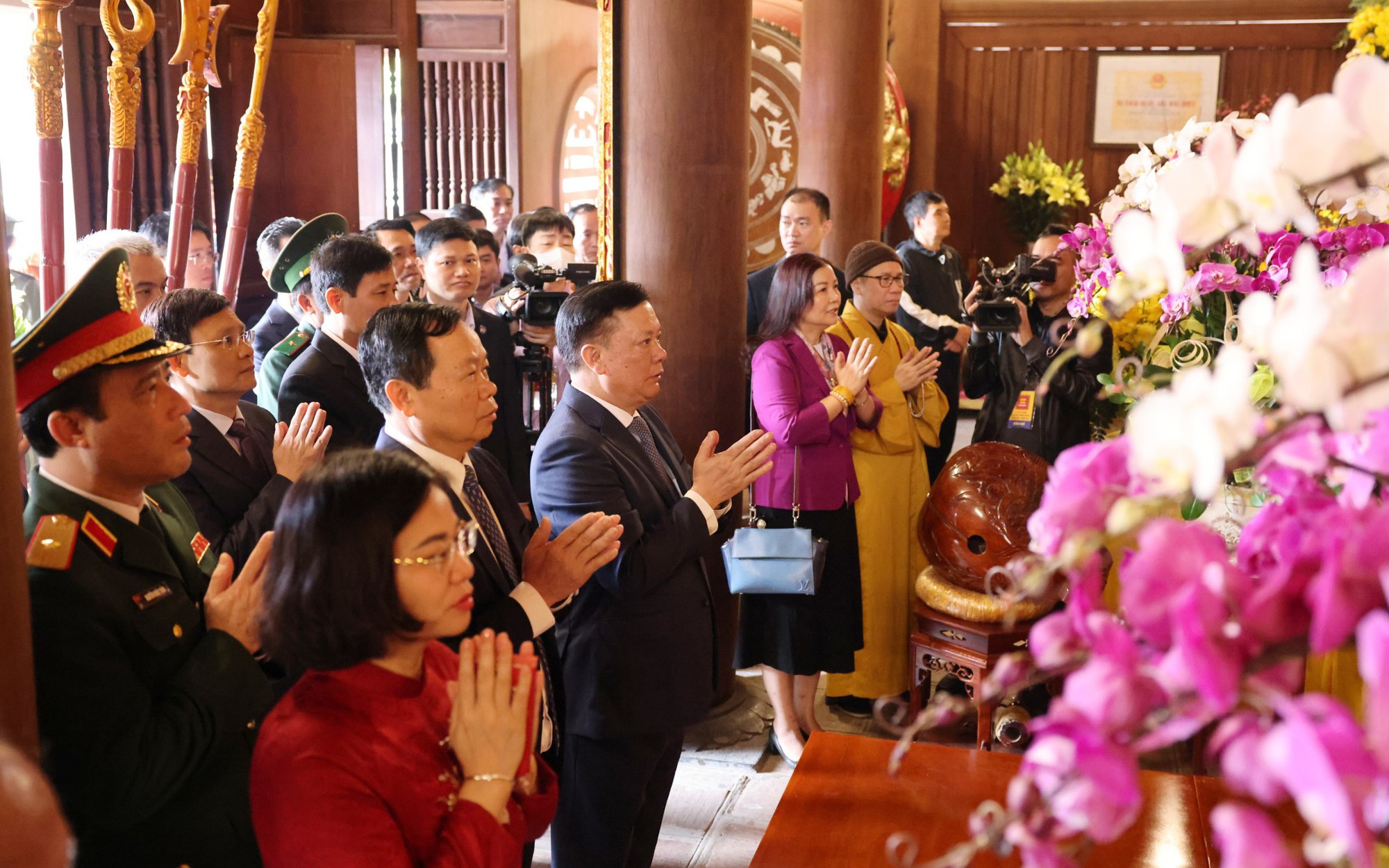 Bí thư, Chủ tịch Hà Nội dự lễ khai hội gò Đống Đa ngày mùng 5 Tết Giáp Thìn