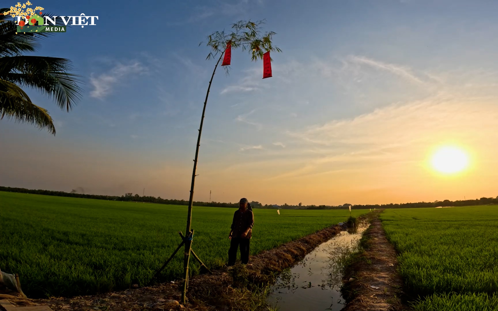 Dựng cây nêu ngày Tết ở An Giang: Nét đẹp vùng thôn quê
