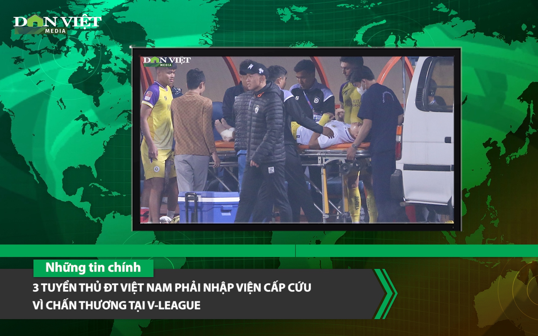 Bản tin Dân Việt Nóng 10/3: 3 tuyển thủ ĐT Việt Nam phải cấp cứu vì chấn thương tại V-League