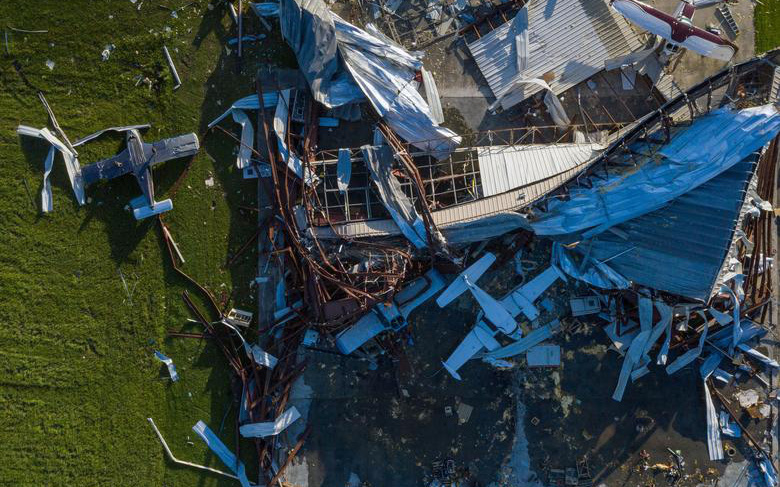 Những bức ảnh thể hiện sự tàn khốc của bão lũ năm 2020