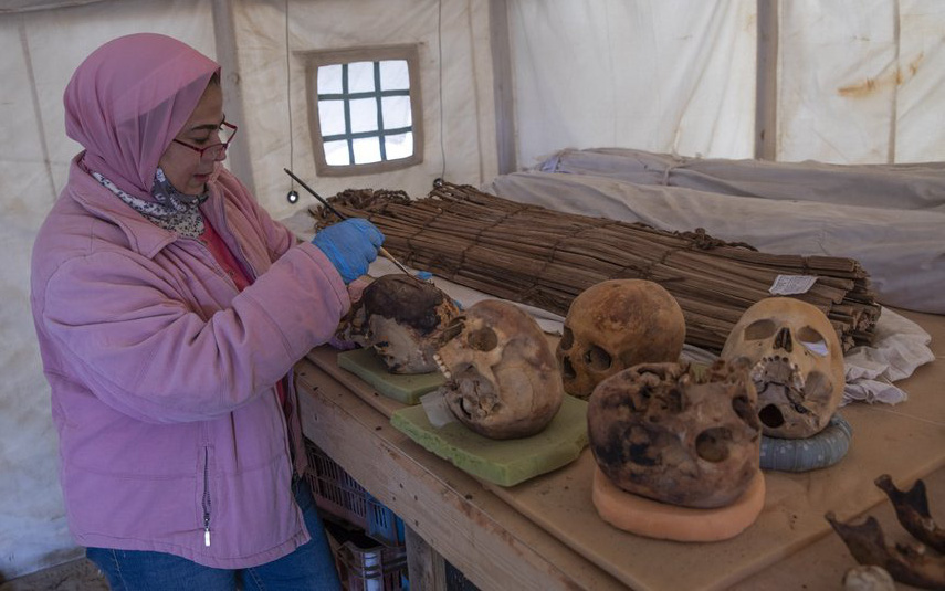 Cận cảnh xác ướp hơn 3.000 năm tuổi ở Ai Cập