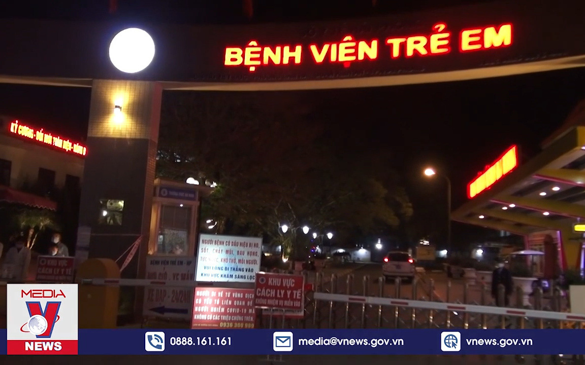 Video: Phong tỏa Bệnh viện Trẻ em Hải Phòng ngay trong đêm