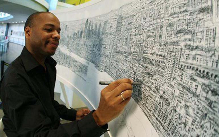 Người họa sĩ tự kỷ có khả năng vẽ nguyên một thành phố chỉ bằng... trí nhớ
