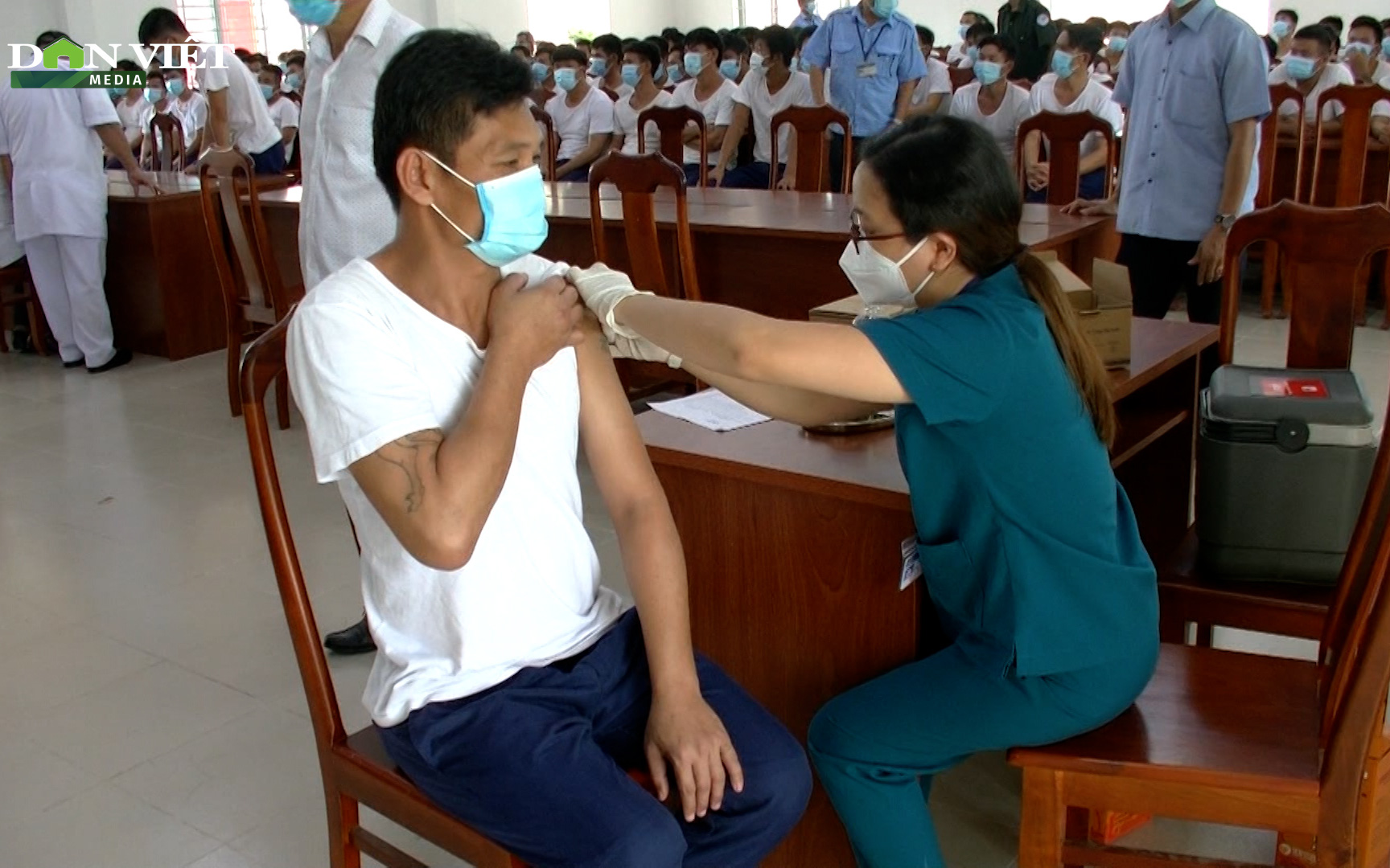 Clip: Đồng Nai tiêm phủ vaccine cho các học viên cai nghiện ma túy