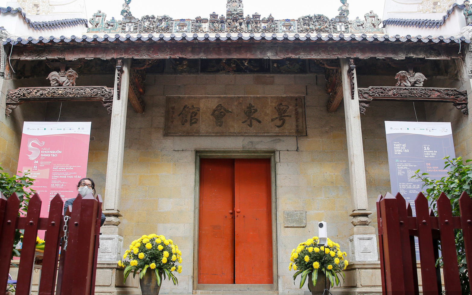 Kiến trúc hội quán Quảng Đông có tuổi thọ trăm năm tại Hà Nội