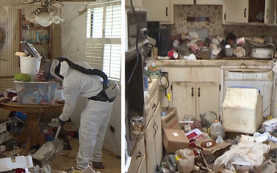Cụ bà 81 tuổi gây sốc khi sống trong căn nhà ngập ngụa rác thải