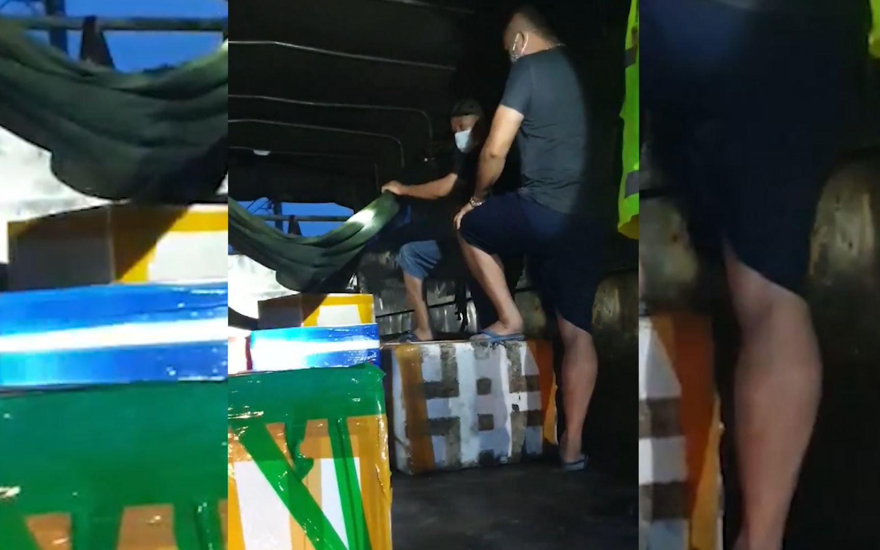 Phát hiện 2 người trốn trên thùng xe tải Quảng Ninh lên Sơn La né trạm kiểm soát dịch bệnh