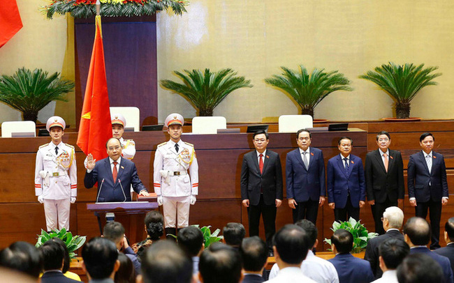 [TRỰC TIẾP] Lễ tuyên thệ nhậm chức của Chủ tịch nước Nguyễn Xuân Phúc