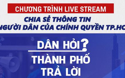 Nghệ sĩ Quyền Linh đảm nhiệm vai chính trong Chương trình trực tuyến “Dân hỏi – Thành phố trả lời” của TP. HCM