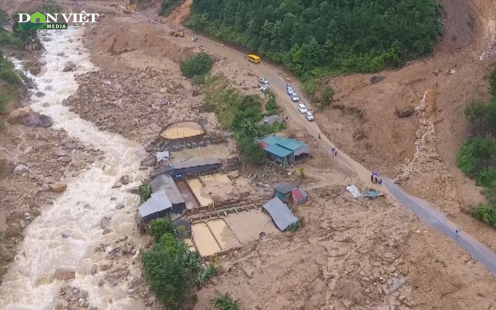 76 hộ dân tại Quảng Nam đang bị cô lập do bão Conson 