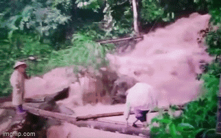 Video: Xót xa cảnh người phụ nữ cõng con vượt dòng lũ chảy xiết