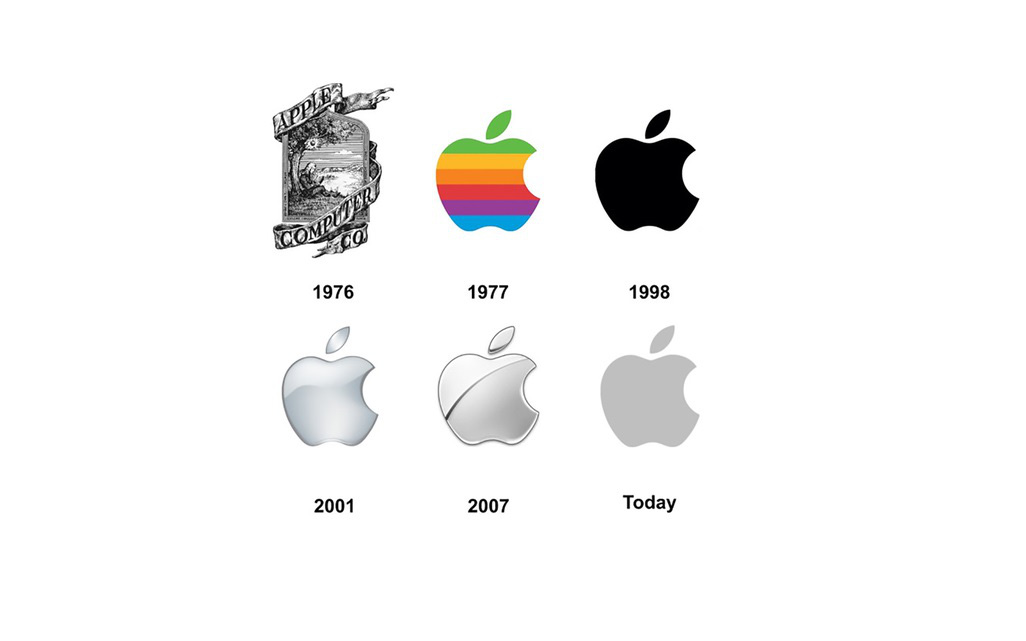Logo Apple thay đổi ra sao qua các thời kỳ?