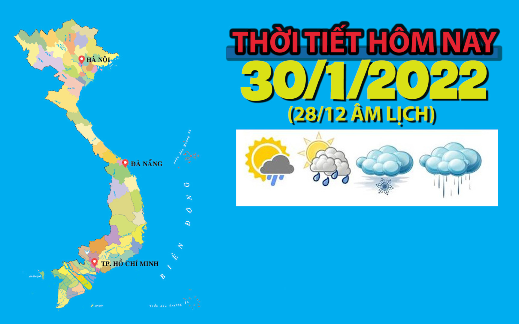 Thời tiết hôm nay 30/1: Hà Nội và khu vực Bắc Bộ rét đậm, rét hại