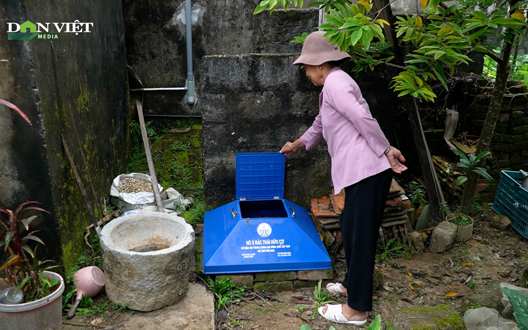 Nam Định: “Hố ủ rác thải hữu cơ” giúp nông dân sạch nhà, sạch vườn, bảo vệ môi trường