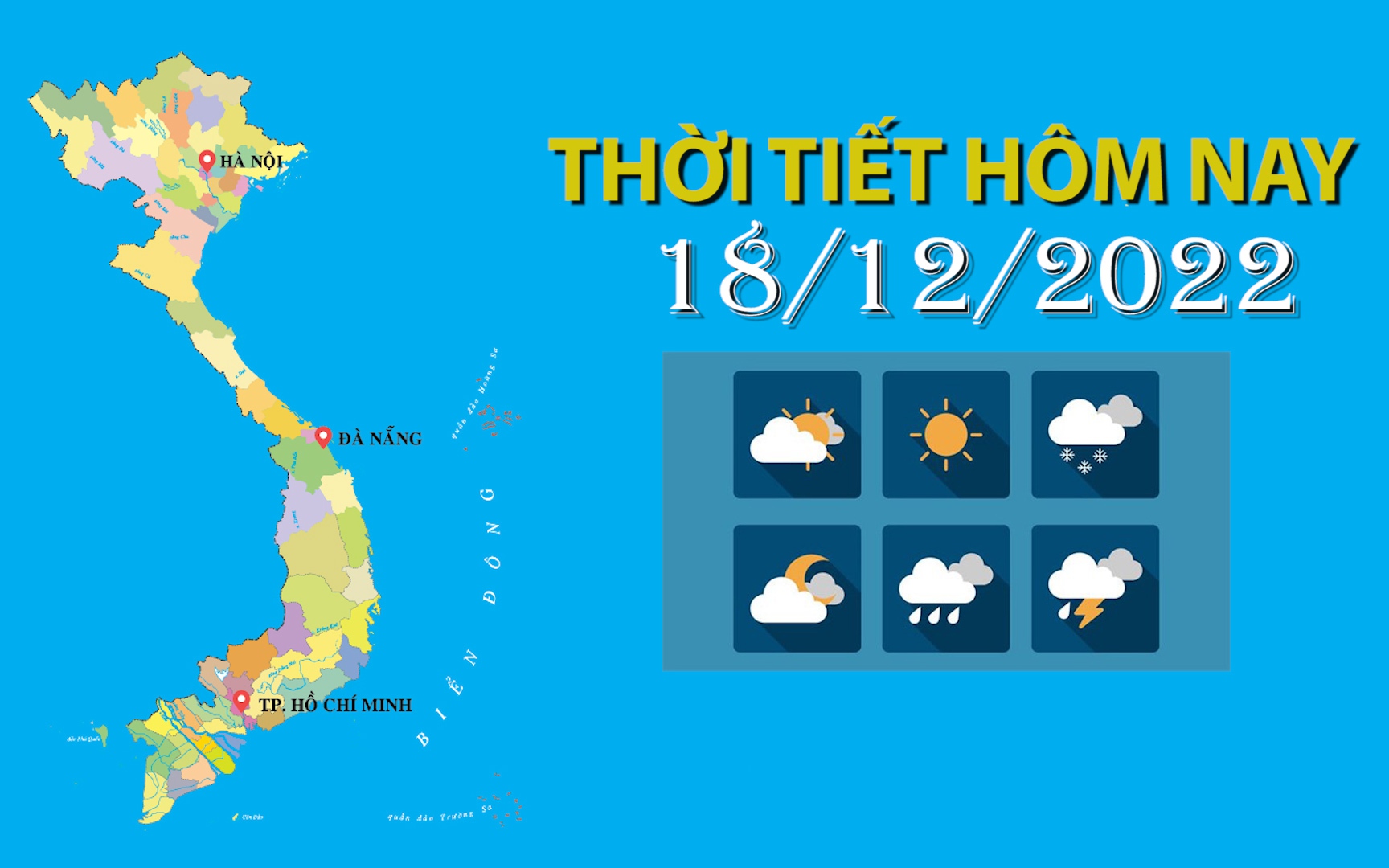 Thời tiết hôm nay 18/12/2022: Bắc Bộ, Bắc Trung Bộ rét đậm rét hại