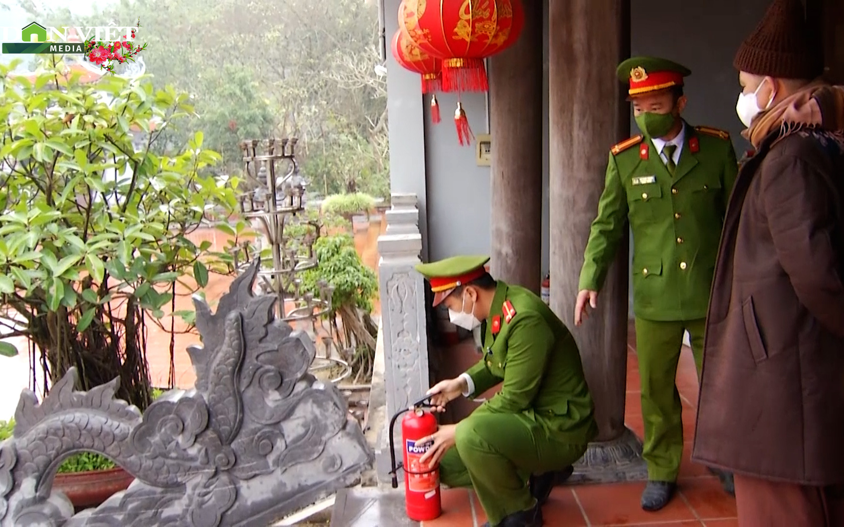 Nam Định tăng cường công tác phòng cháy chữa cháy tại các đền phủ đầu năm