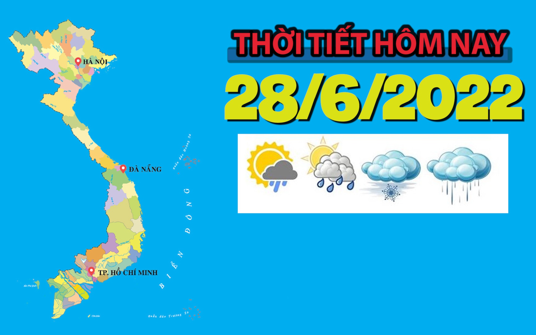 Thời tiết hôm nay 28/6/2022: Hà Nội, Bắc Bộ, Trung Bộ có nắng nóng gay gắt