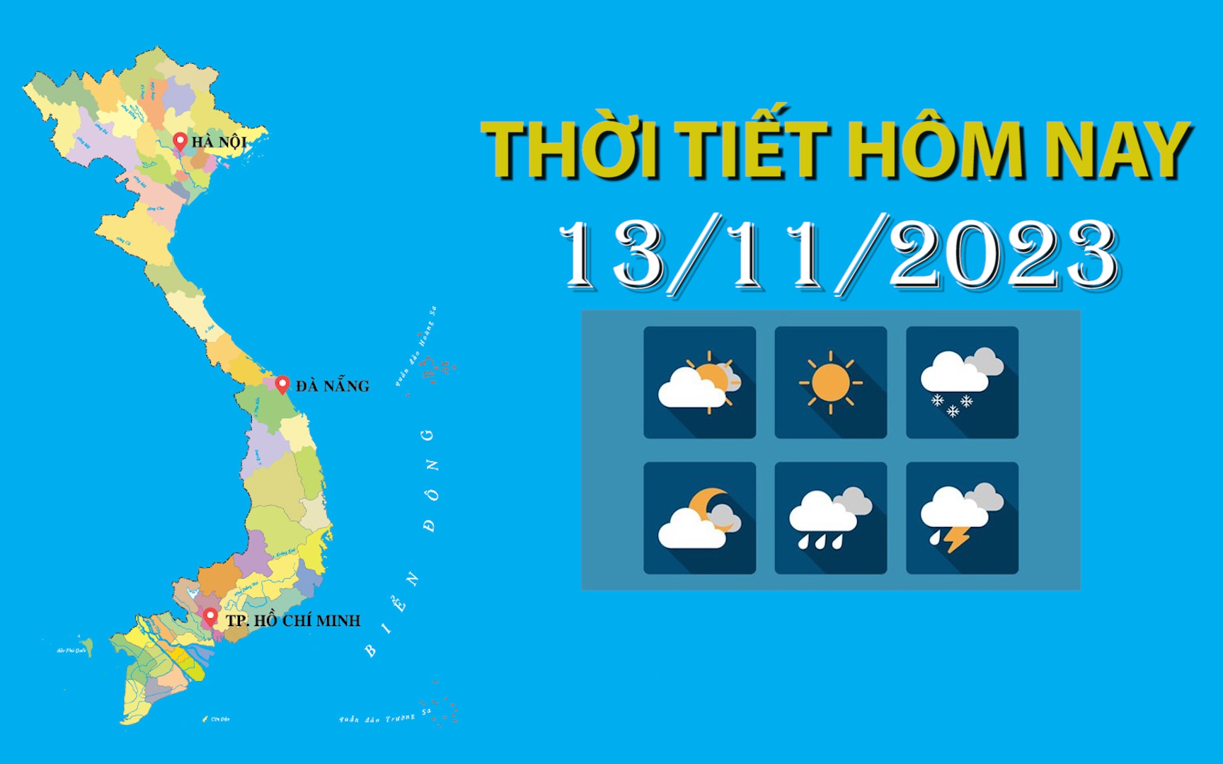 Thời tiết hôm nay 13/11/2023: Bắc Bộ chuyển rét, vùng núi Đông Bắc Bộ rét đậm, Trung Bộ có mưa