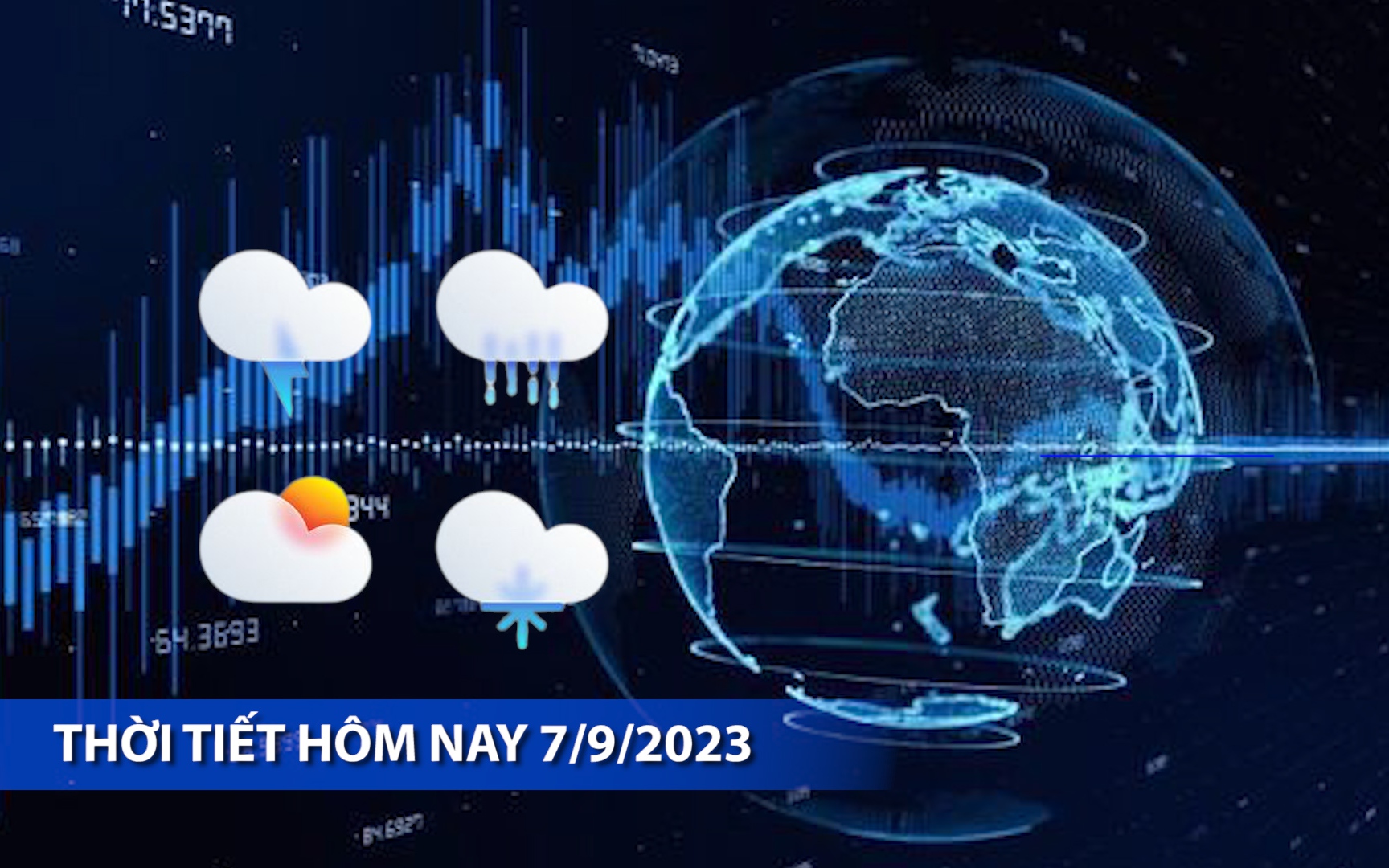 Thời tiết hôm nay 7/9/2023: Bắc Bộ nắng nóng, Tây Nguyên và Nam Bộ mưa dông