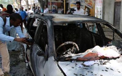 Clip: Đánh bom tự sát khiến 3 người tử vong ở thủ đô Somalia