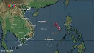 Áp thấp nhiệt đới xuất hiện trên biển Đông