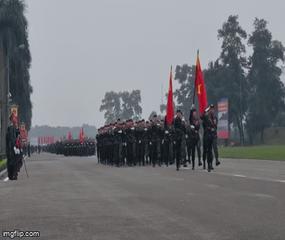 Tập luyện diễu binh, diễu hành kỷ niệm 70 năm chiến thắng Điện Biên Phủ